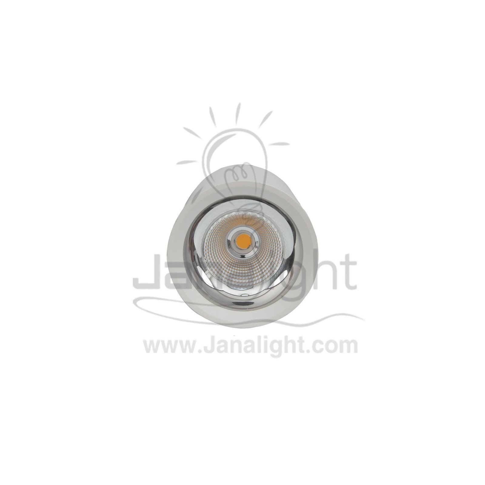 سبوت لايت سلندر خارجي ابيض 20 وات وورم 4 بوصة COB white cylinder spotlight prominent 20 watt warm 4 inch COB
